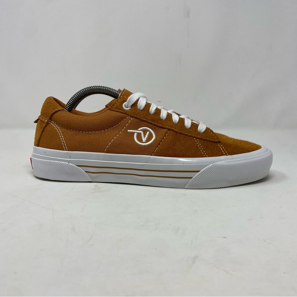 Vans Wayvee Skateboarding Shoes Brown Suede Canvas PopCush Men’s 8.5 / 7.5 UK